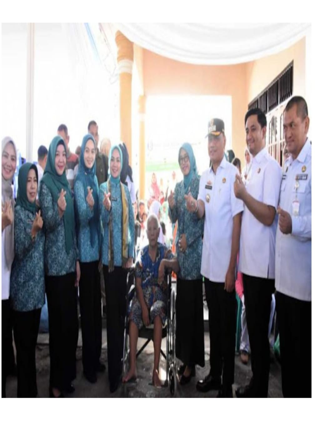 Walikota Metro Dampingi Ketua TP PKK Provinsi Lampung dalam Kunjungan Kerja dan Pencanangan Desa TAPIS di Kelurahan Imopuro